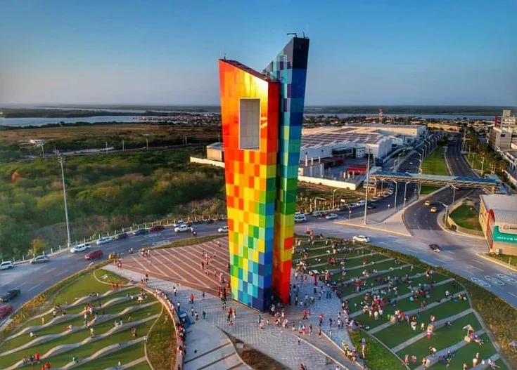 Monumento Ventana al Mundo en Barranquilla