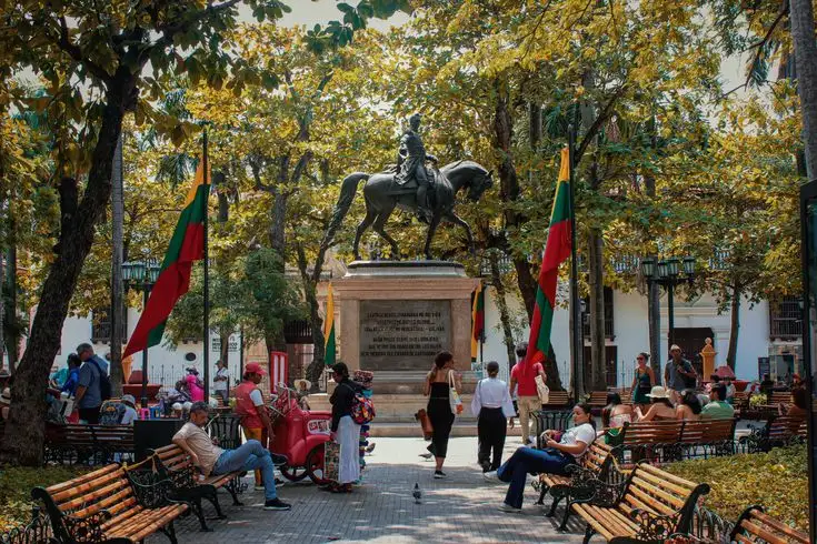 Parque de Bolívar en Cartagena, Bolívar