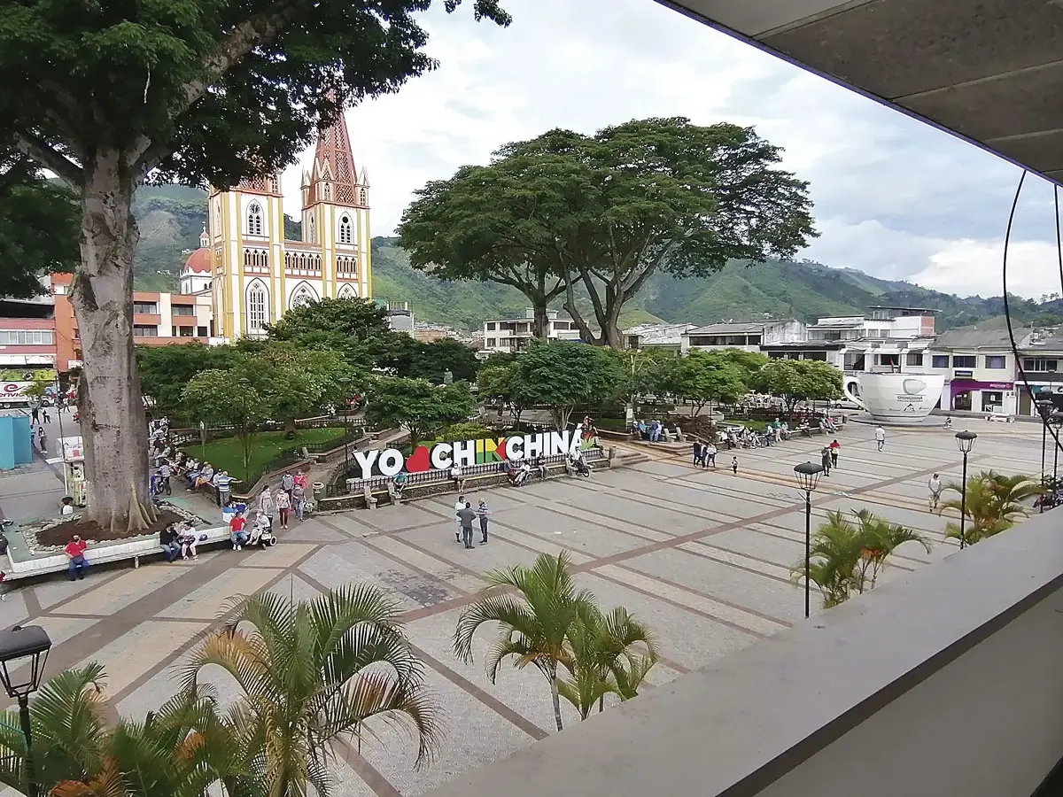 Parque de Chinchiná en Caldas