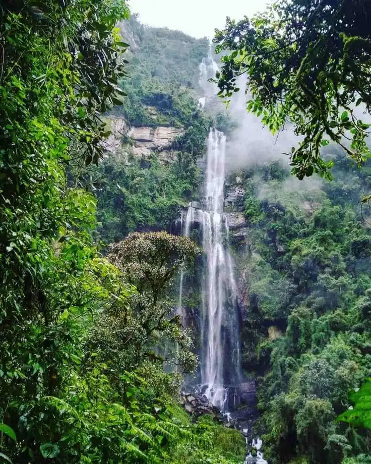 Cascada La Chorrera en Cundinamarca